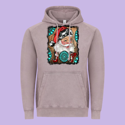 Santa Claus Joy Vintage Hoodie Designed By Ranaportraitstore
