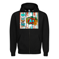 Teacher A+ Tumbler Zipper Hoodie | Teevron