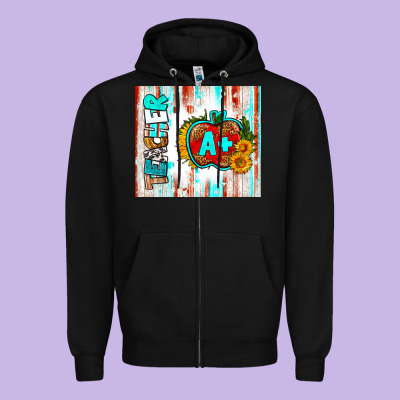 Teacher A+ Tumbler Zipper Hoodie Designed By Bundleandbundleshop