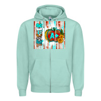 Seafoam teacher a+ tumbler Zipper Hoodie - BundleAndBundleShop