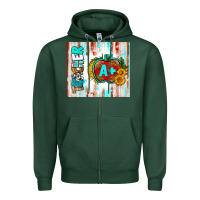 Sports Green teacher a+ tumbler Zipper Hoodie - BundleAndBundleShop