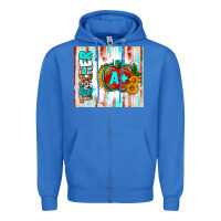 True Royal teacher a+ tumbler Zipper Hoodie - BundleAndBundleShop