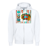 White teacher a+ tumbler Zipper Hoodie - BundleAndBundleShop