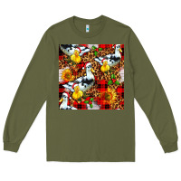 Army Green christmas leopard duck Long Sleeve Tee - FaDigitalArtStudio