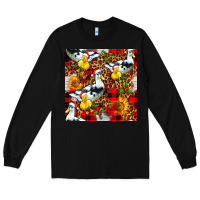 Black christmas leopard duck Long Sleeve Tee - FaDigitalArtStudio