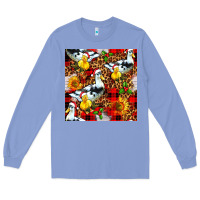 Colony Blue christmas leopard duck Long Sleeve Tee - FaDigitalArtStudio