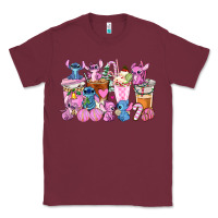 Burgundy stitch and lilo pink christmas coffee cups Classic Tee - AdoDesignShop