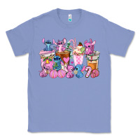 Colony Blue stitch and lilo pink christmas coffee cups Classic Tee - AdoDesignShop