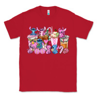 Red stitch and lilo pink christmas coffee cups Classic Tee - AdoDesignShop