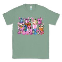 Sage stitch and lilo pink christmas coffee cups Classic Tee - AdoDesignShop