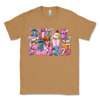 Toasted Coconut stitch and lilo pink christmas coffee cups Classic Tee - AdoDesignShop