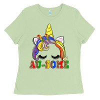Matcha autism au some  unicorn Ladies Tee - AdoDesignShop