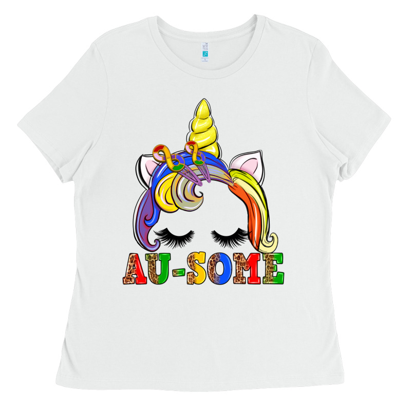 Autism Au Some  Unicorn Ladies Tee by AdoDesignShop | Teevron
