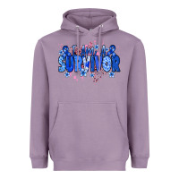Lavender I am a survivor Colon Cancer blue ribbon Heavyweight Hoodie - NancyCooperArtShop