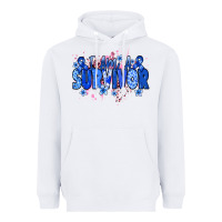 White I am a survivor Colon Cancer blue ribbon Heavyweight Hoodie - NancyCooperArtShop