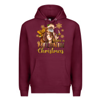 Burgundy have a melanin christmas black santa Premium Hoodie - MaliasSmallBusiness