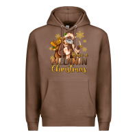 Chestnut have a melanin christmas black santa Premium Hoodie - MaliasSmallBusiness