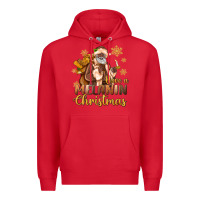 Red have a melanin christmas black santa Premium Hoodie - MaliasSmallBusiness