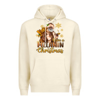 Sandshell have a melanin christmas black santa Premium Hoodie - MaliasSmallBusiness