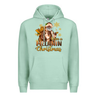 Seafoam have a melanin christmas black santa Premium Hoodie - MaliasSmallBusiness
