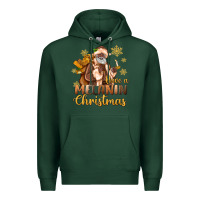 Sports Green have a melanin christmas black santa Premium Hoodie - MaliasSmallBusiness