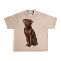 French Oak labrador retriever Urban Heavy Tee - RanaPortraitStore