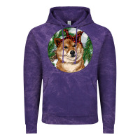 Cloud Purple Shiba Inu Christmas Vintage Hoodie - RanaPortraitStore