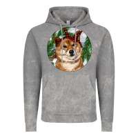 Cloud Rock Shiba Inu Christmas Vintage Hoodie - RanaPortraitStore
