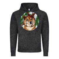 Vintage Black Shiba Inu Christmas Vintage Hoodie - RanaPortraitStore
