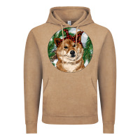 Vintage Coffee Shiba Inu Christmas Vintage Hoodie - RanaPortraitStore