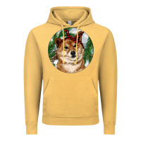Vintage Mustard Shiba Inu Christmas Vintage Hoodie - RanaPortraitStore