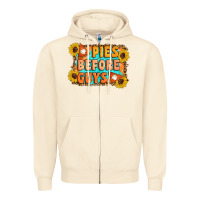 Sandshell Pies Before Guys Zipper Hoodie - Artiststas