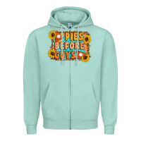 Seafoam Pies Before Guys Zipper Hoodie - Artiststas