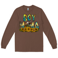 Chestnut boy mama Long Sleeve Tee - CowhideDigitalArt