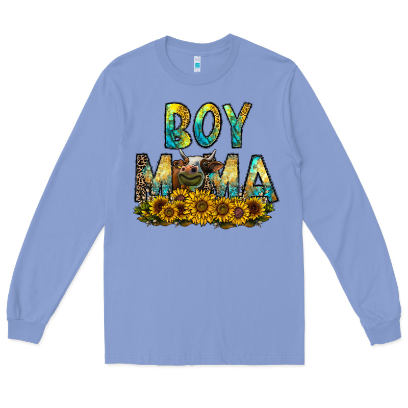 Boy Mama Long Sleeve Tee by CowhideDigitalArt | Teevron