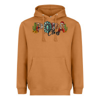 Meerkat western christmas papa claus sunflowers and cactus Heavyweight Hoodie - Jasminsmagicworld