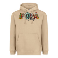Mushroom western christmas papa claus sunflowers and cactus Heavyweight Hoodie - Jasminsmagicworld