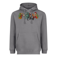 Storm western christmas papa claus sunflowers and cactus Heavyweight Hoodie - Jasminsmagicworld