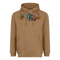 Toasted Coconut western christmas papa claus sunflowers and cactus Heavyweight Hoodie - Jasminsmagicworld