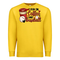 Lemon i run on coffee and baseball Premium Sweatshirt - MaliasSmallBusiness