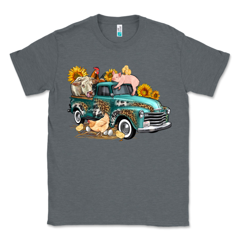 Western Farm Truck Coop Animals Farm Animals Classic Tee by FaDigitalArtStudio | Teevron