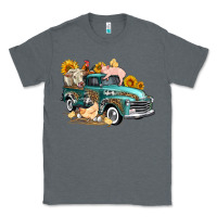 Charcoal Heather western farm truck coop animals farm animals Classic Tee - FaDigitalArtStudio