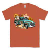 Copper western farm truck coop animals farm animals Classic Tee - FaDigitalArtStudio