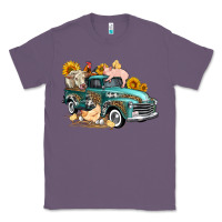 Lavender western farm truck coop animals farm animals Classic Tee - FaDigitalArtStudio