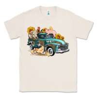 Natural western farm truck coop animals farm animals Classic Tee - FaDigitalArtStudio