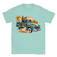Seafoam western farm truck coop animals farm animals Classic Tee - FaDigitalArtStudio