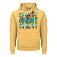 Vintage Mustard cowboy cowboy cowboy Vintage Hoodie - texasbilliewilder