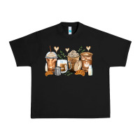 Black latte coffee cups Urban Heavy Tee - Zillion Design Studio