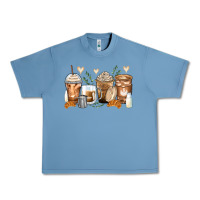 Pebble Blue latte coffee cups Urban Heavy Tee - Zillion Design Studio