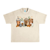 Sandshell latte coffee cups Urban Heavy Tee - Zillion Design Studio
